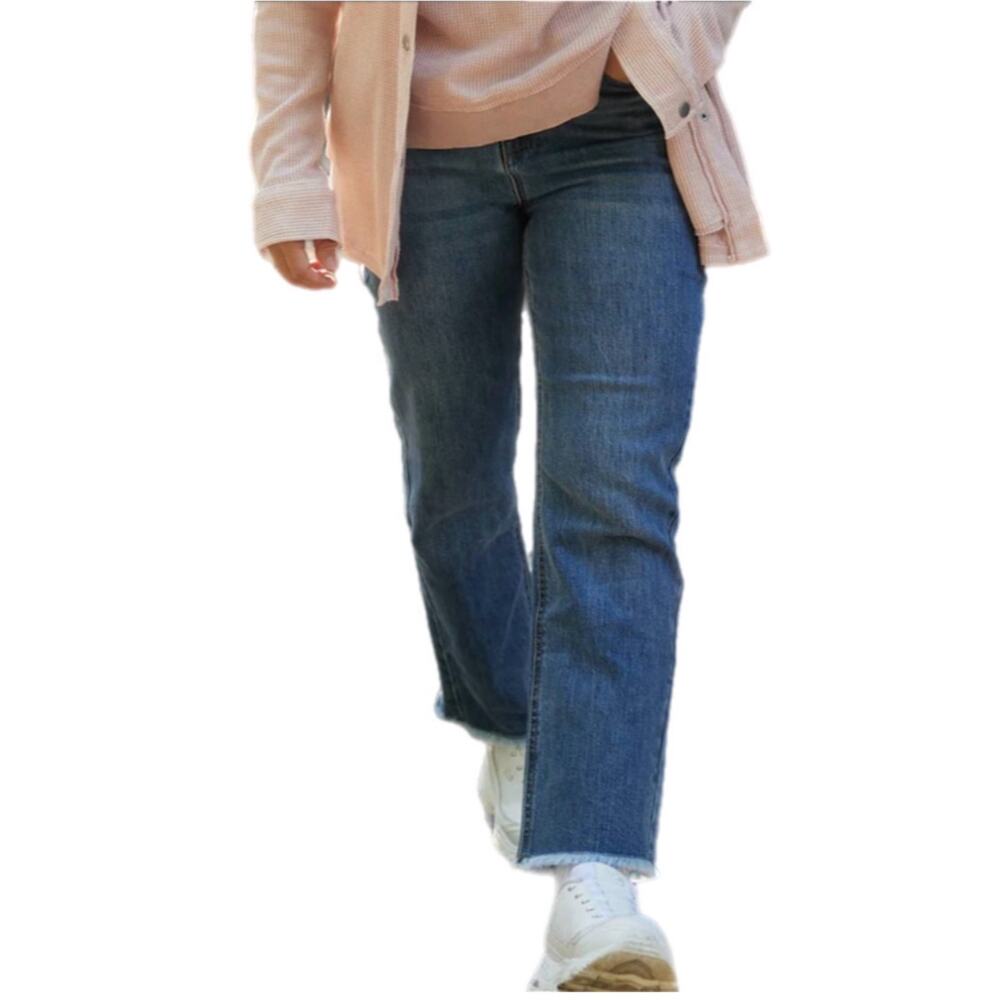 Kittenish Cecilia Cropped Concho Rivets Jeans Sz 6 NWT